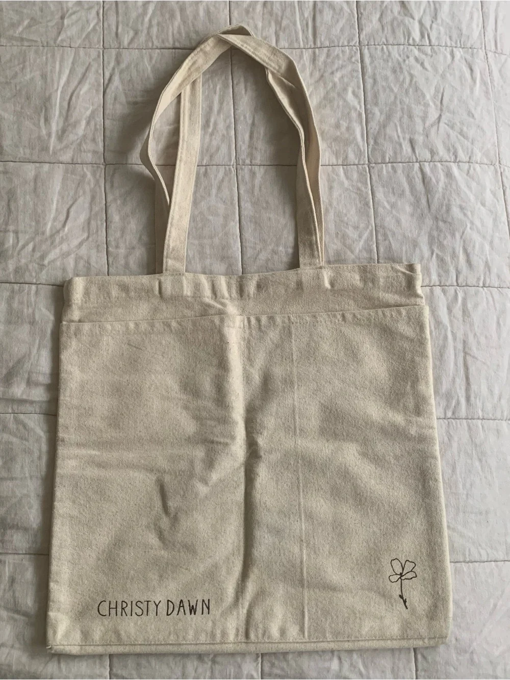 Christy Dawn - Canvas Tote Bag in Natural - 